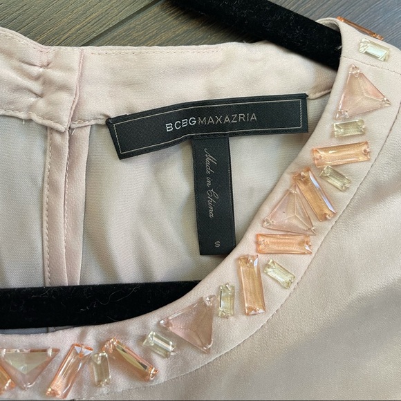 BCBG MaxAzria dusty pink asymmetrical dress - Picture 4 of 4